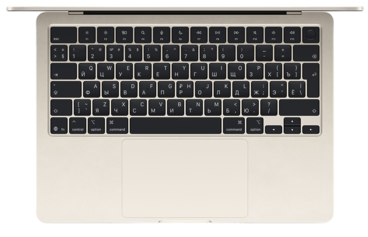Ноутбук Apple MacBook Air 15" Starlight (Early 2026) MDVF4 (10C CPU/10C GPU/M5/24Гб/1Тб SSD)