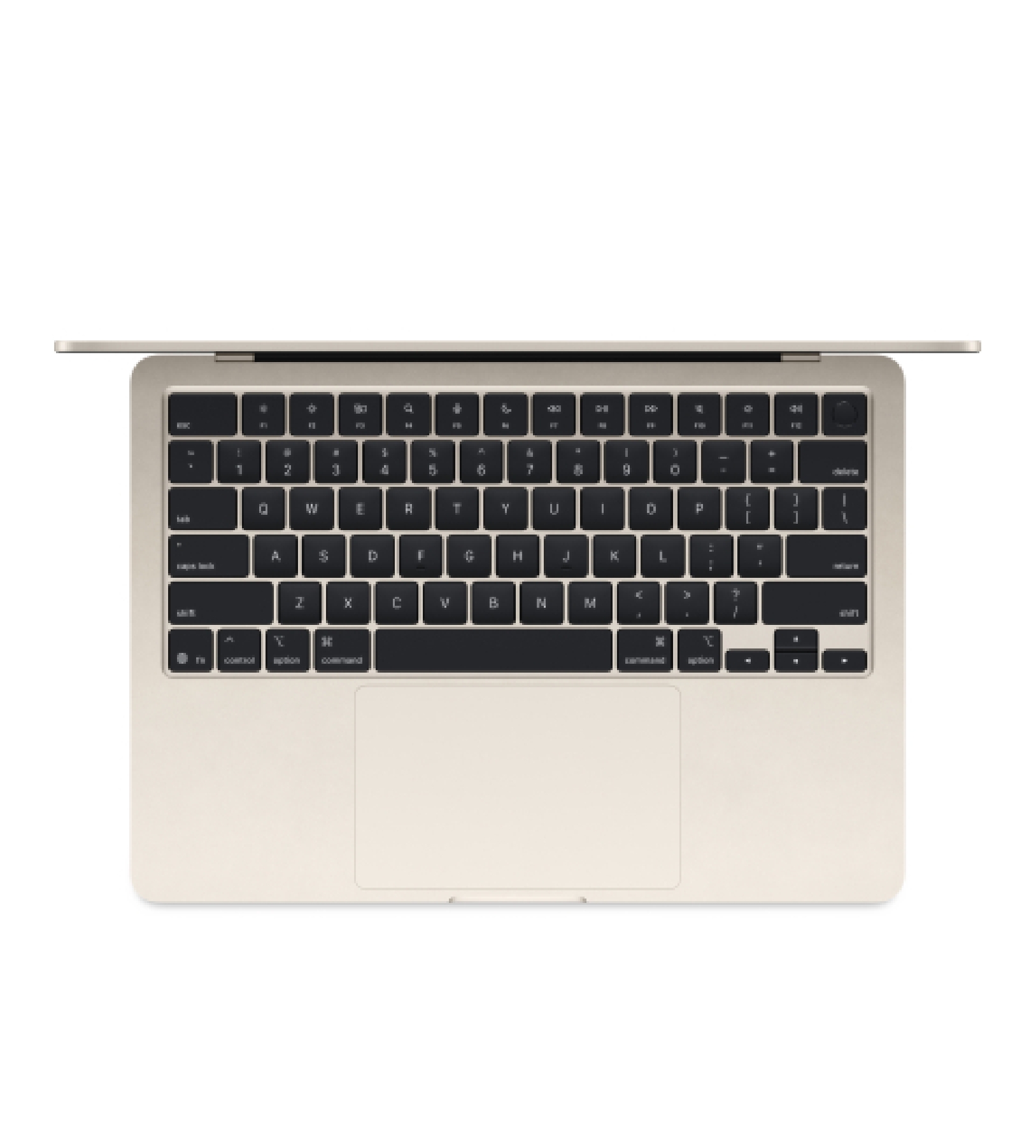 Ноутбук Apple MacBook Air 13" Starlight (Early 2025) MW0Y3 (10C CPU/8C GPU/M4/16Гб/256Гб SSD)