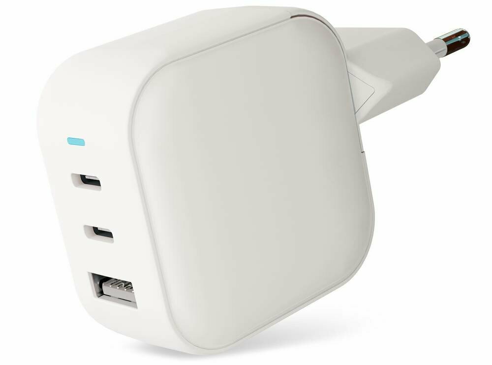 Сетевое зарядное устройство «vlp» G-Charge G-Charge 65W USB-C+USB-С, PD, QC, белый