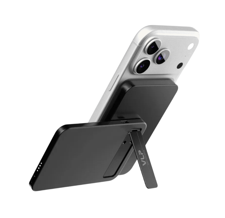 Внешний аккумулятор «vlp» Diamond Energy Pro MagSafe USB-C, Qi2 5000 mAh, USB-C, черный титан