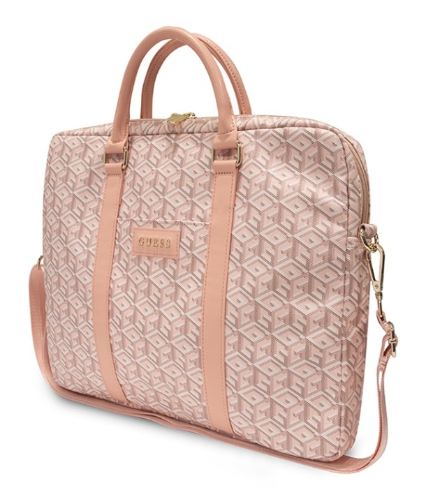 Сумка Guess для MacBook 15-16" G CUBE Bag, розовая