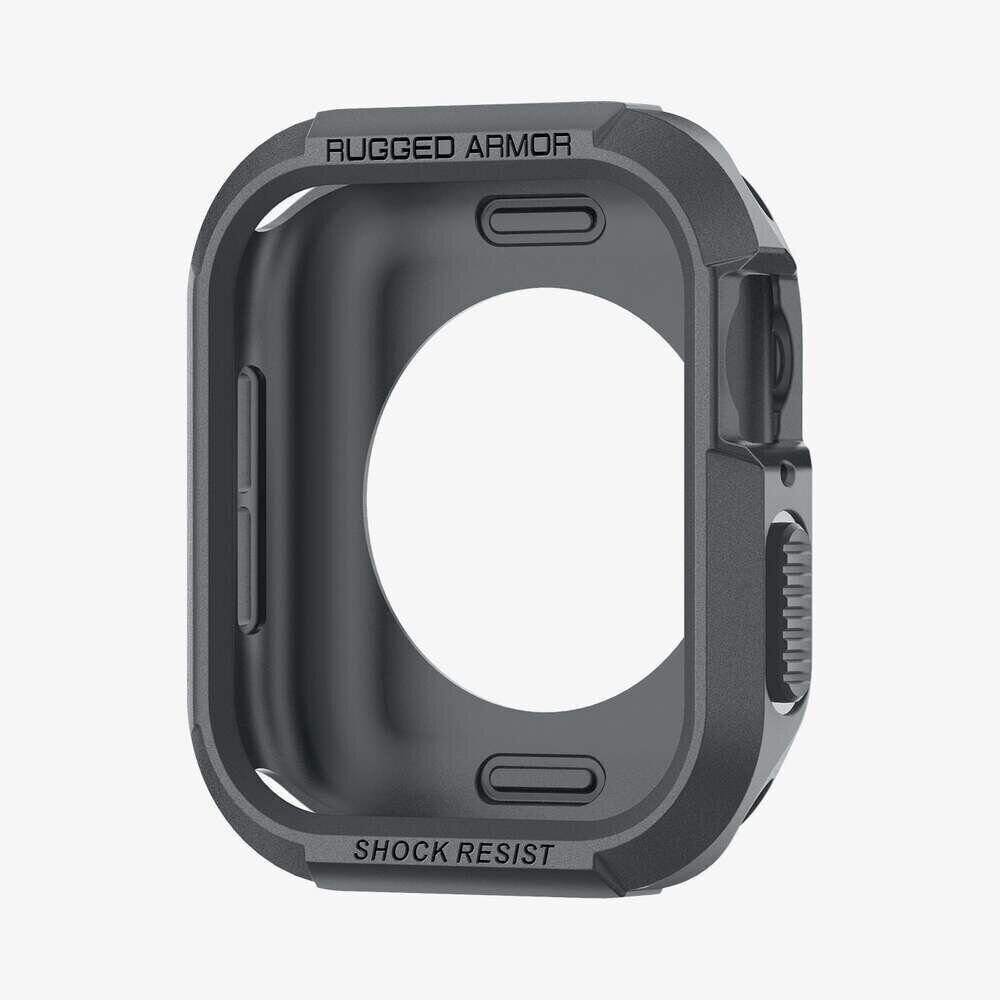 Защитный чехол SPIGEN RUGGED ARMOR для APPLE WATCH 4 / 5 / 6 / 7 / 8 / 9 / SE (44 / 45 MM) DARK GREY
