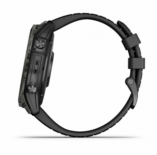 Умные часы Garmin Fenix 7x Pro Sapphire Solar Black DLC Titanium with Black Band