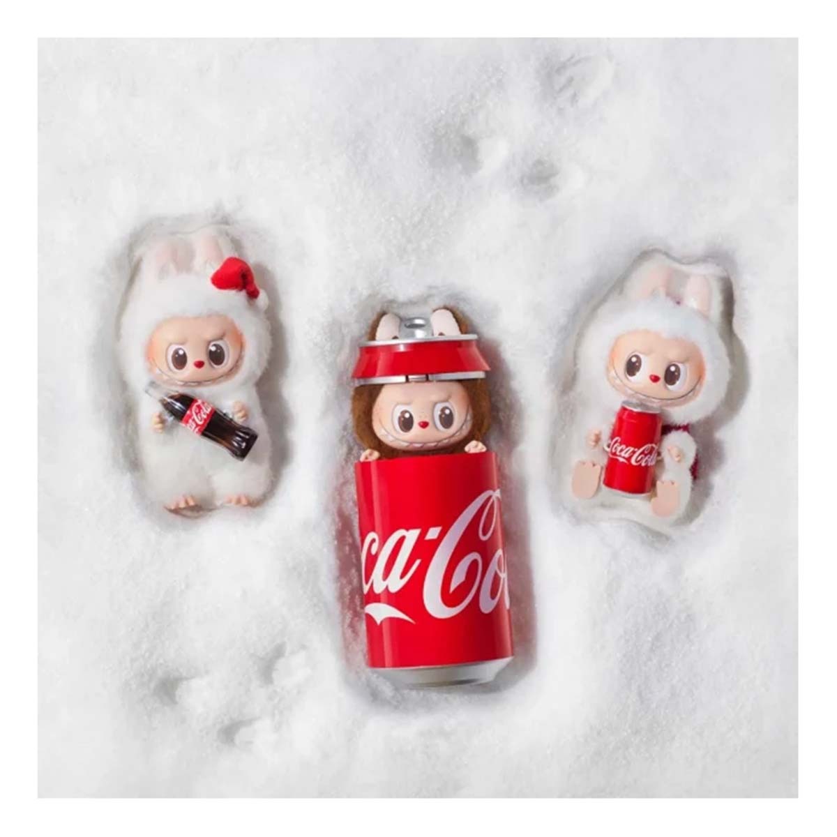 Коллекционная фигурка: брелок Labubu Coca-Cola