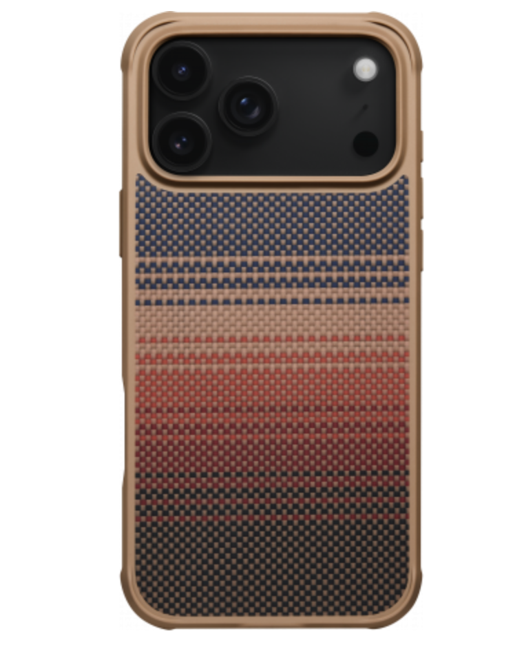 Противоударный чехол Pitaka Aramid ProGuard Case для iPhone 17 Pro Max, Sunset