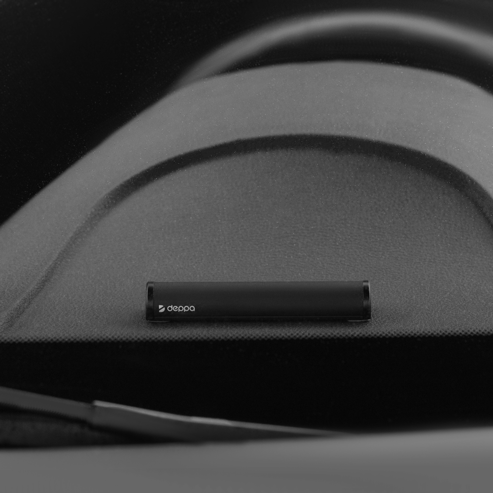 Парковочная автовизитка Deppa с номером телефона Parking Card Alum, черный