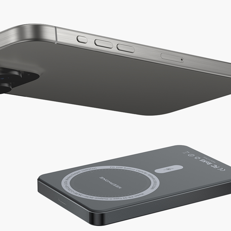 Внешний аккумулятор Keephone Lucci 5000Mah, черный титан