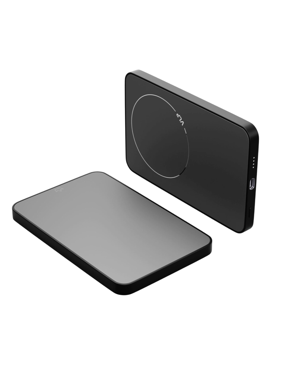 Внешний аккумулятор «vlp» Diamond Energy MagSafe USB-C, Qi2 5000 mAh, USB-C, черный титан