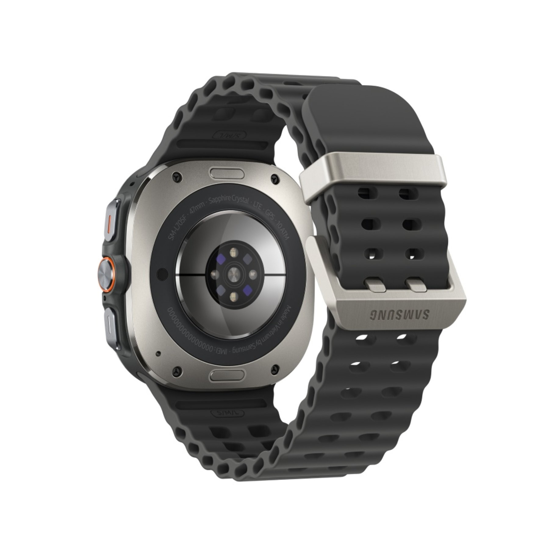 Умные часы Samsung Galaxy Watch Ultra (2025) LTE 47mm Titanium Silver Marine Band Dark Grey Умные часы Samsung Galaxy Watch Ultra (2025) LTE 47mm Titanium Silver Marine Band Dark Grey