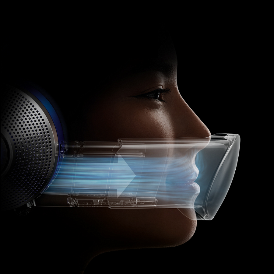 Беспроводные наушники c функцией очистки воздуха Dyson Zone Absolute Plus синий/медный