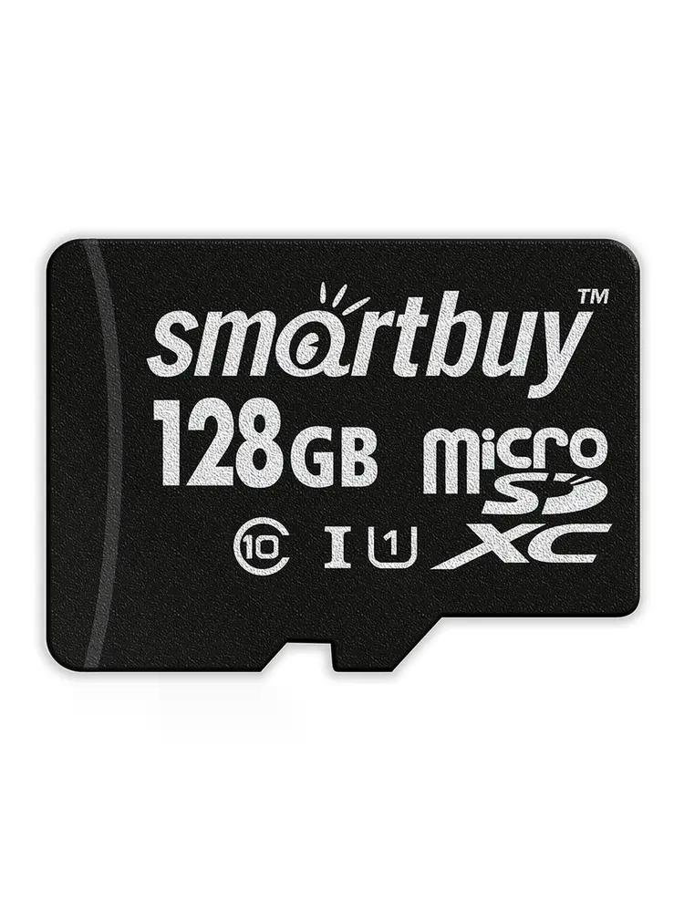 Карта памяти MicroSD 128GB Smart Buy Class10 UHS-I + SD адаптер