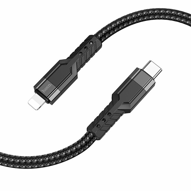 Кабель Hoco U110 Lightning Black
