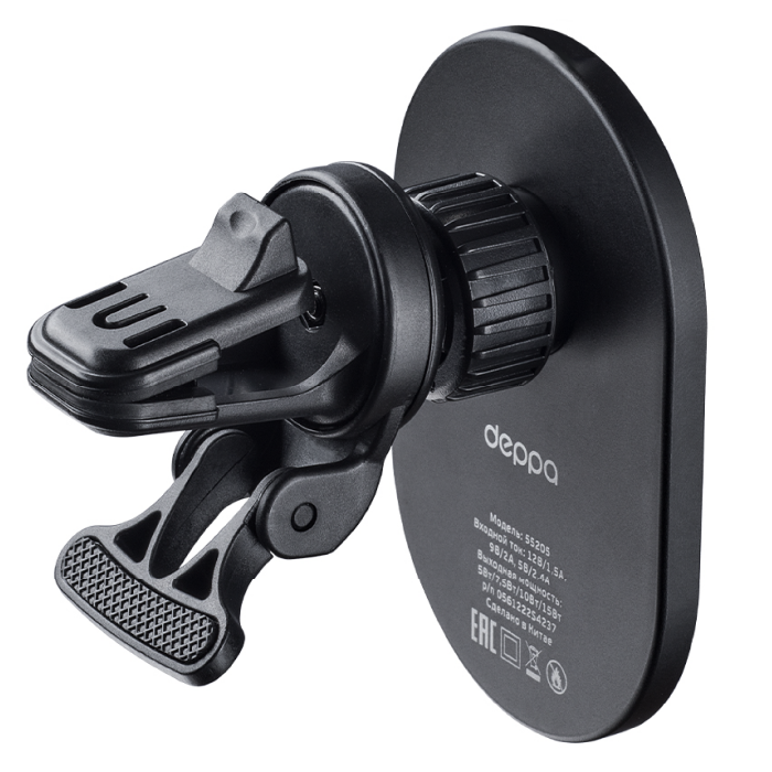 Автомобильный держатель Deppa Mage Safe Crystal, черный