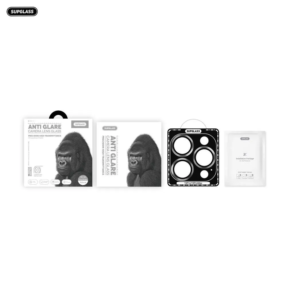 Защитные линзы SupGlass glass Anti Glare SG-31 на камеру iPhone 17 Pro/Pro Max 3pce, Natural