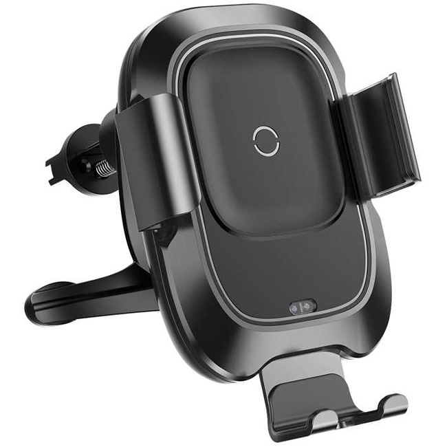 Автомобильный держатель + беспроводное ЗУ Baseus Smart Vehicle Car Mount Wireless Charger