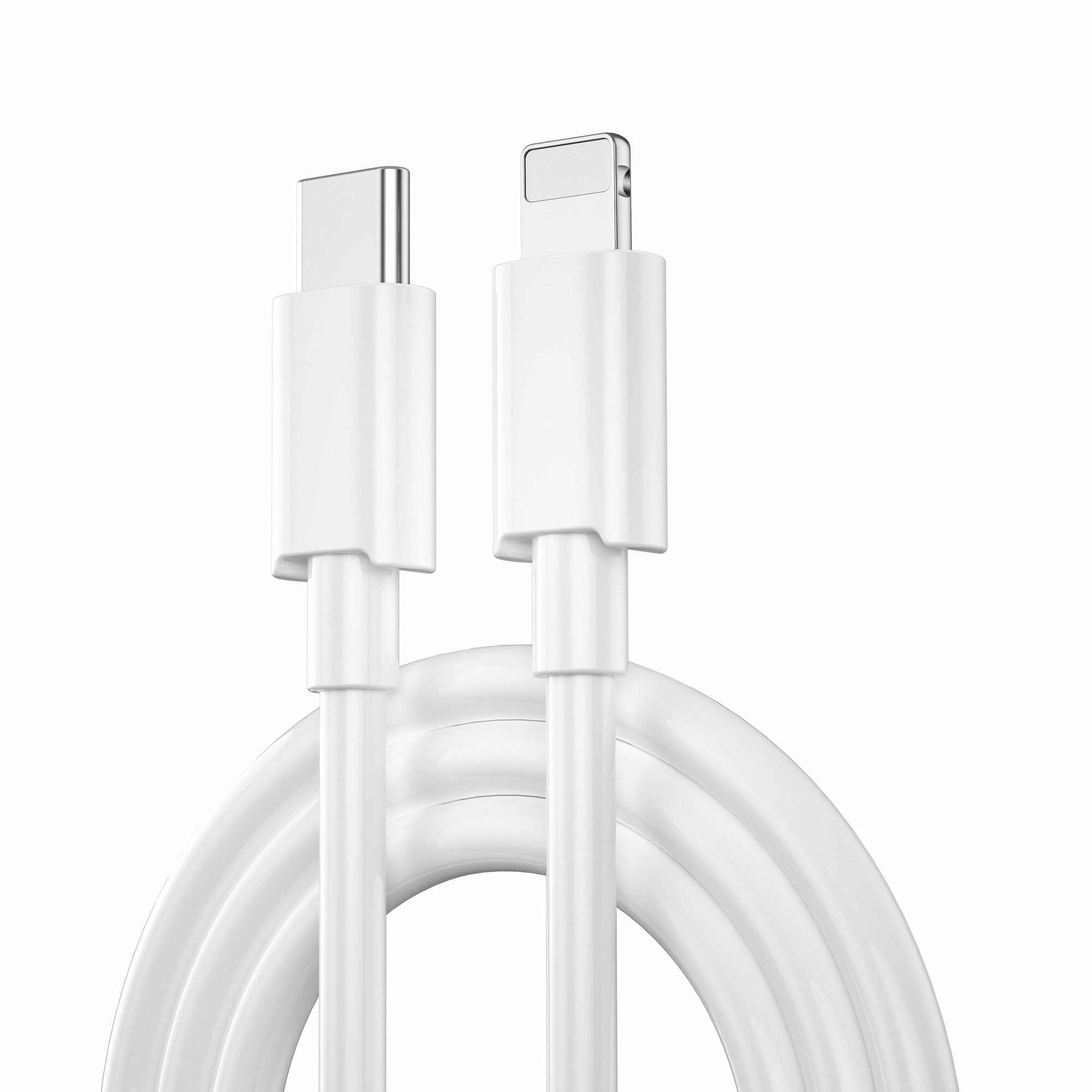 Сетевое зарядное устройство WiWU U006 USB-C 30W+кабель Type-C-Type-C белый