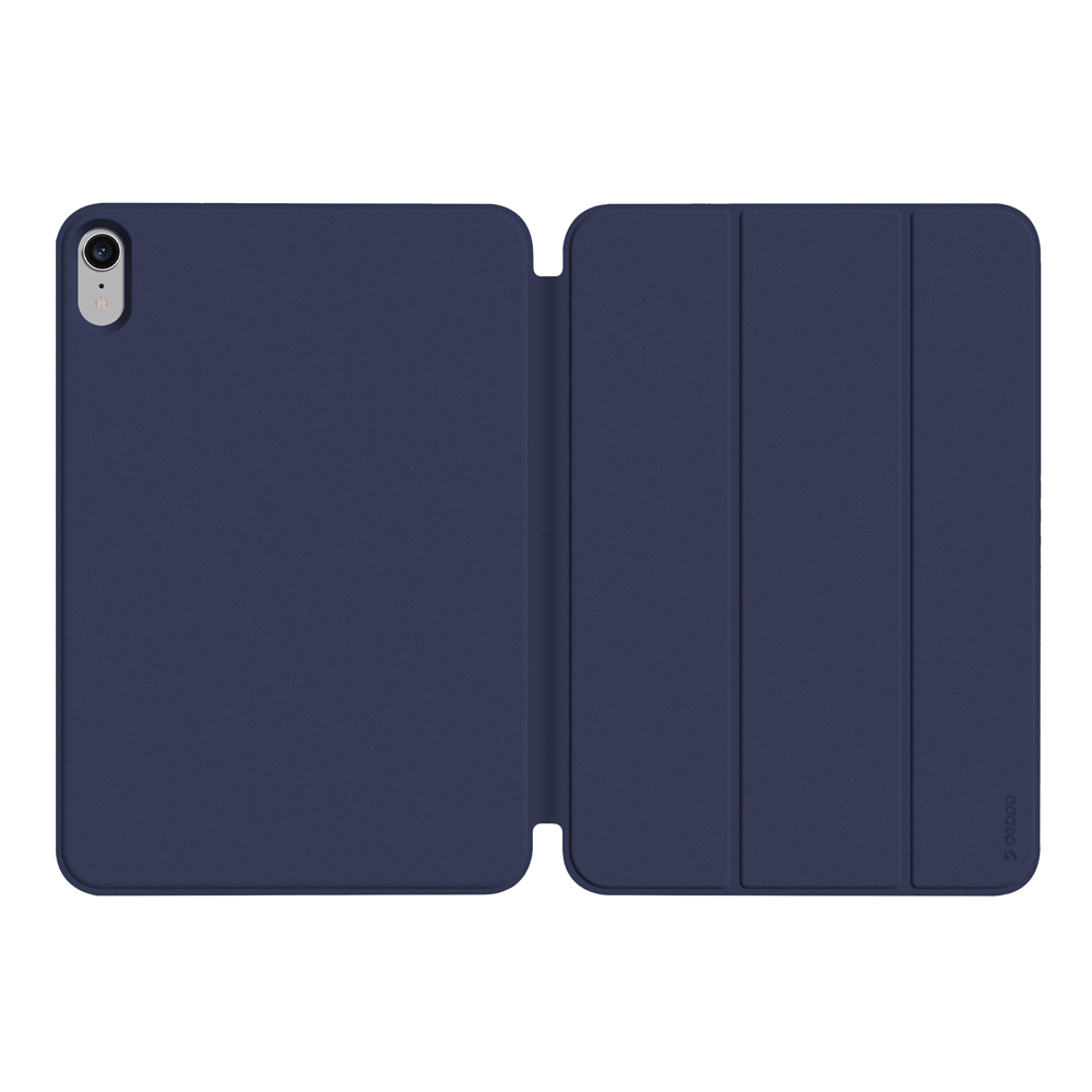 Чехол-подставка Deppa Wallet Onzo Magnet для iPad Mini 6 (2021), темно-синий