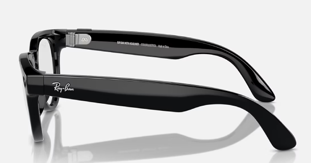 Умные очки RayBan Meta Headliner RW4009 Shiny Black/Clear