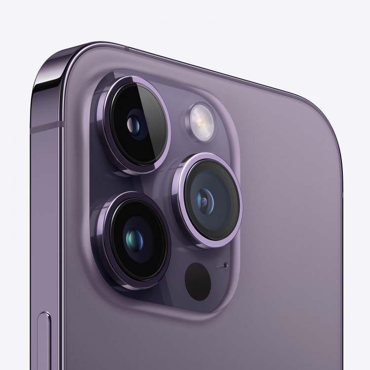 iPhone 14 Pro 256Gb Deep Purple (1sim + eSIM / 76% / Заменен дисплей) - Б/У . . +