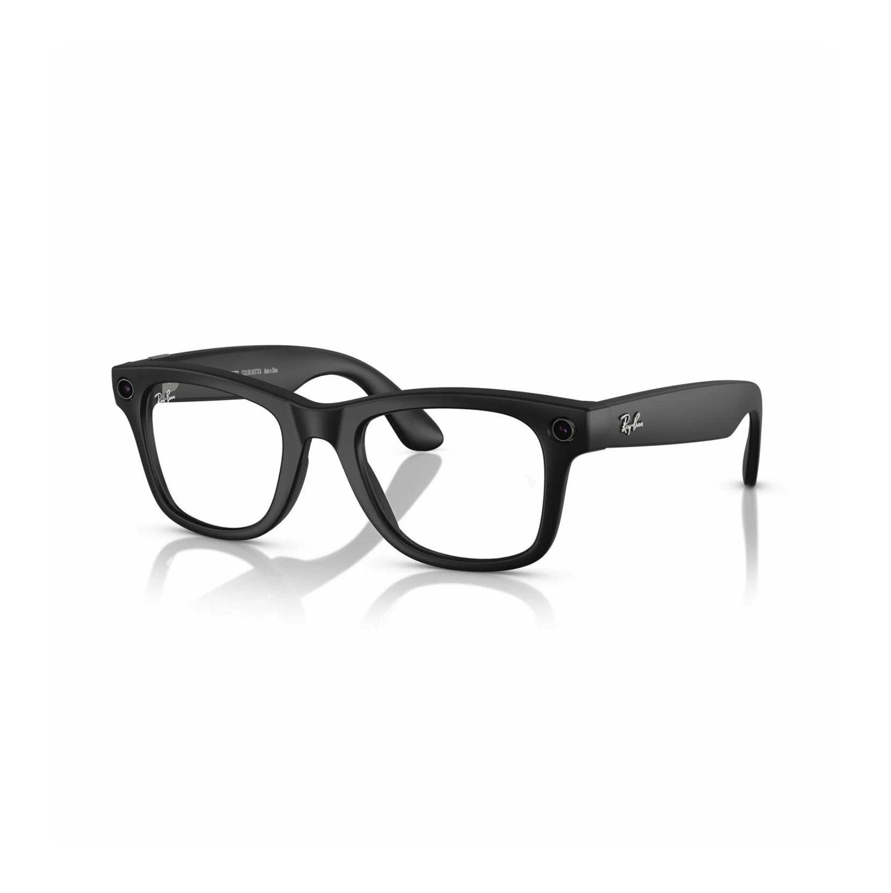 Умные очки RayBan Meta Wayfarer RW4008 Matte Black/Clear to Graphite Green Transitions (155 - 53 Size)