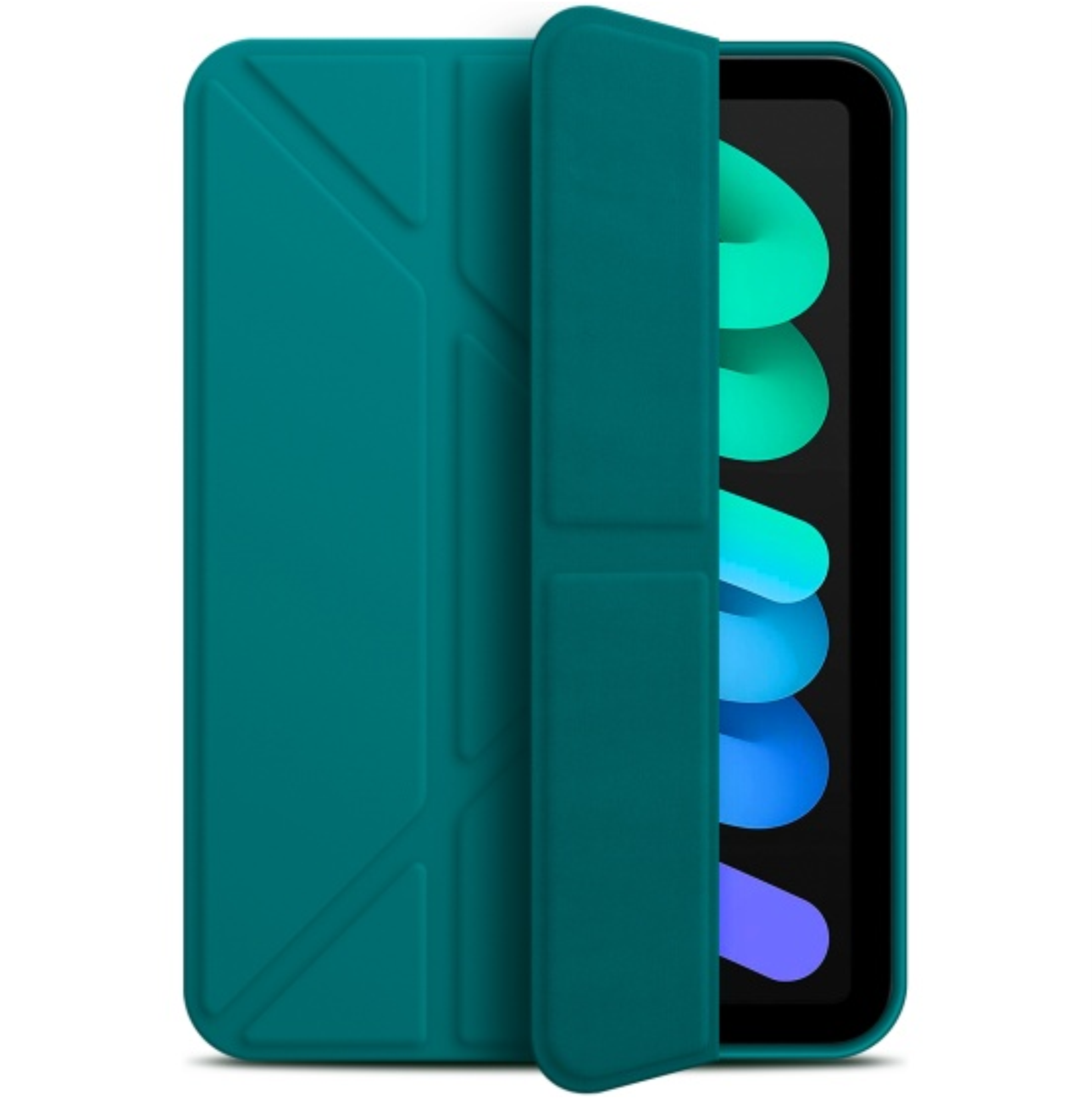 Чехол Borasco Tablet Case для iPad Mini 6  (2021), зеленый опал