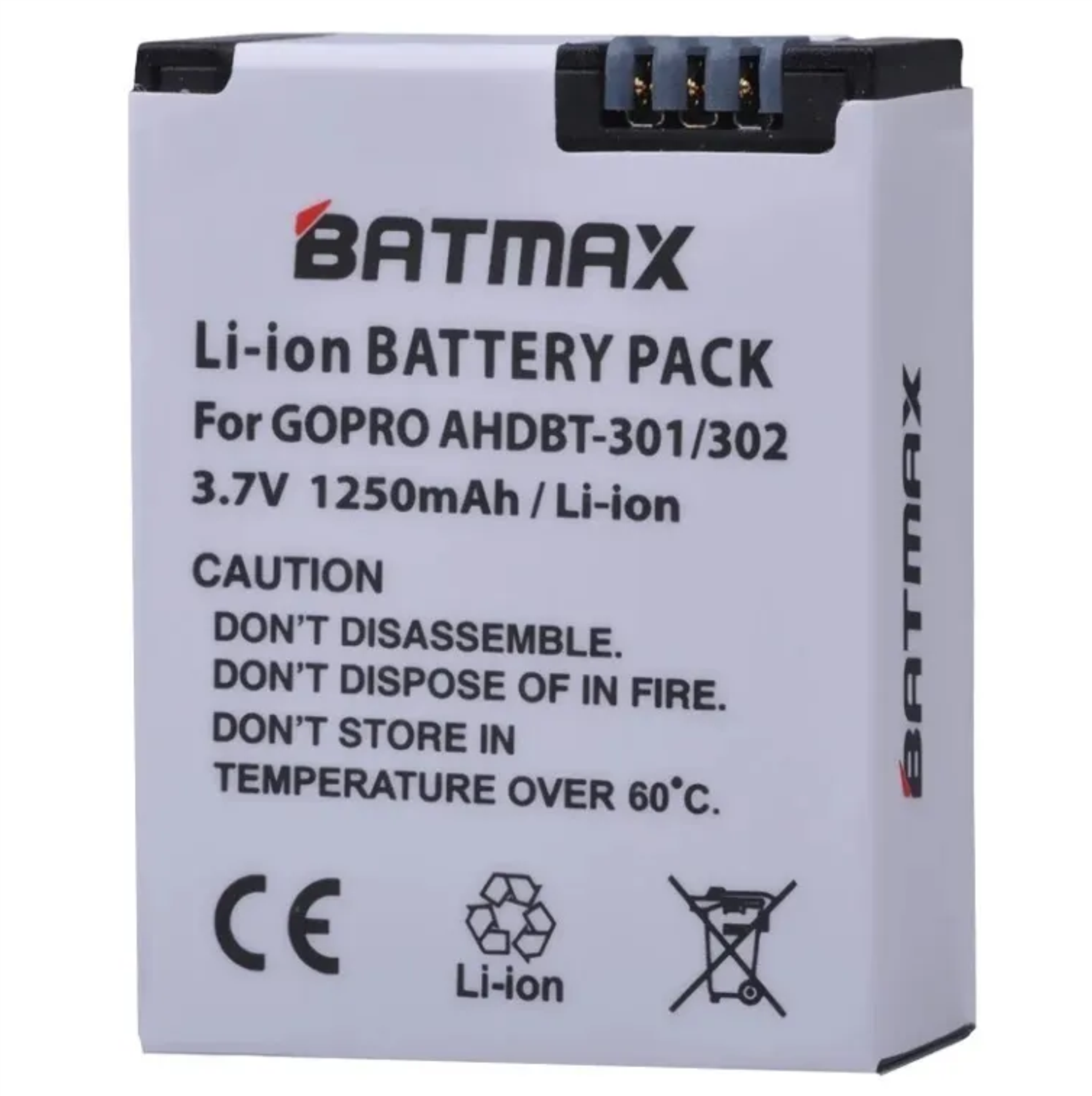 Аккумуляторная батарея Batmax для Hero 3 / 3+ Аккумуляторная батарея Batmax для Hero 3 / 3+