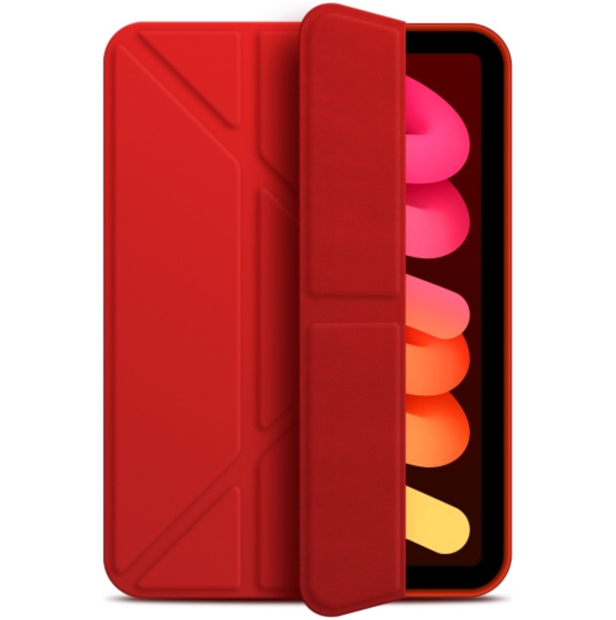 Чехол Borasco Tablet Case для iPad Mini 6 (2021), красный