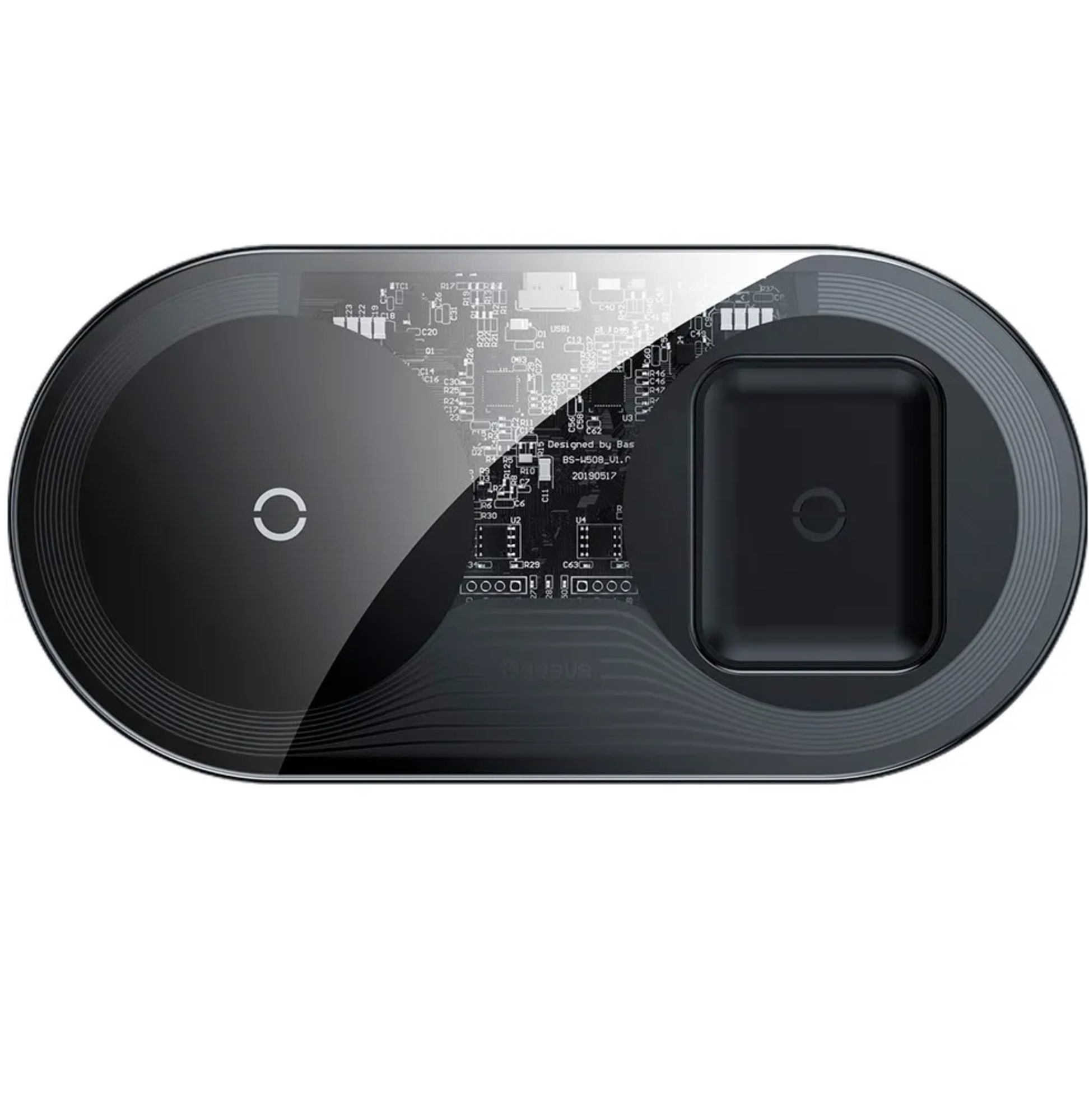 Беспроводное зарядное устройство Baseus Turbo Edition 2 в 1: iPhone, Airpods